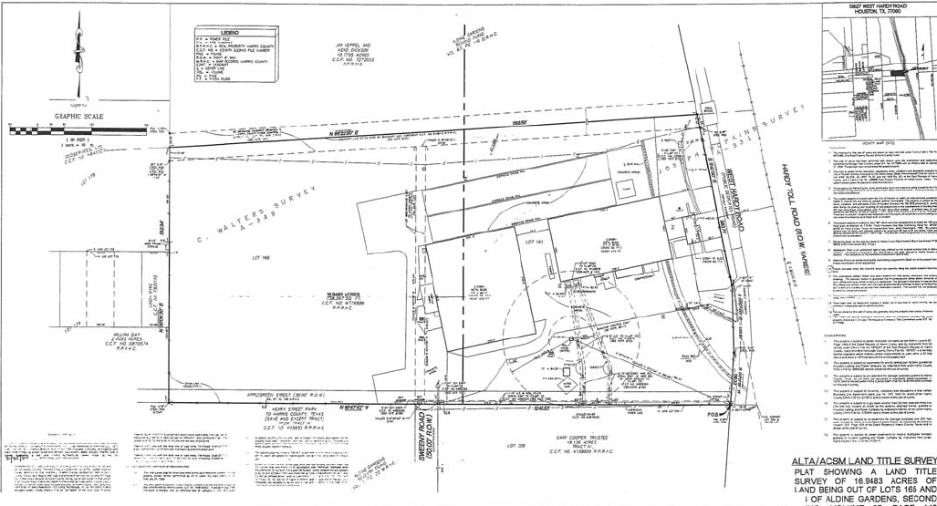 13827 W Hardy Rd, Houston, TX for sale Plat Map- Image 1 of 1