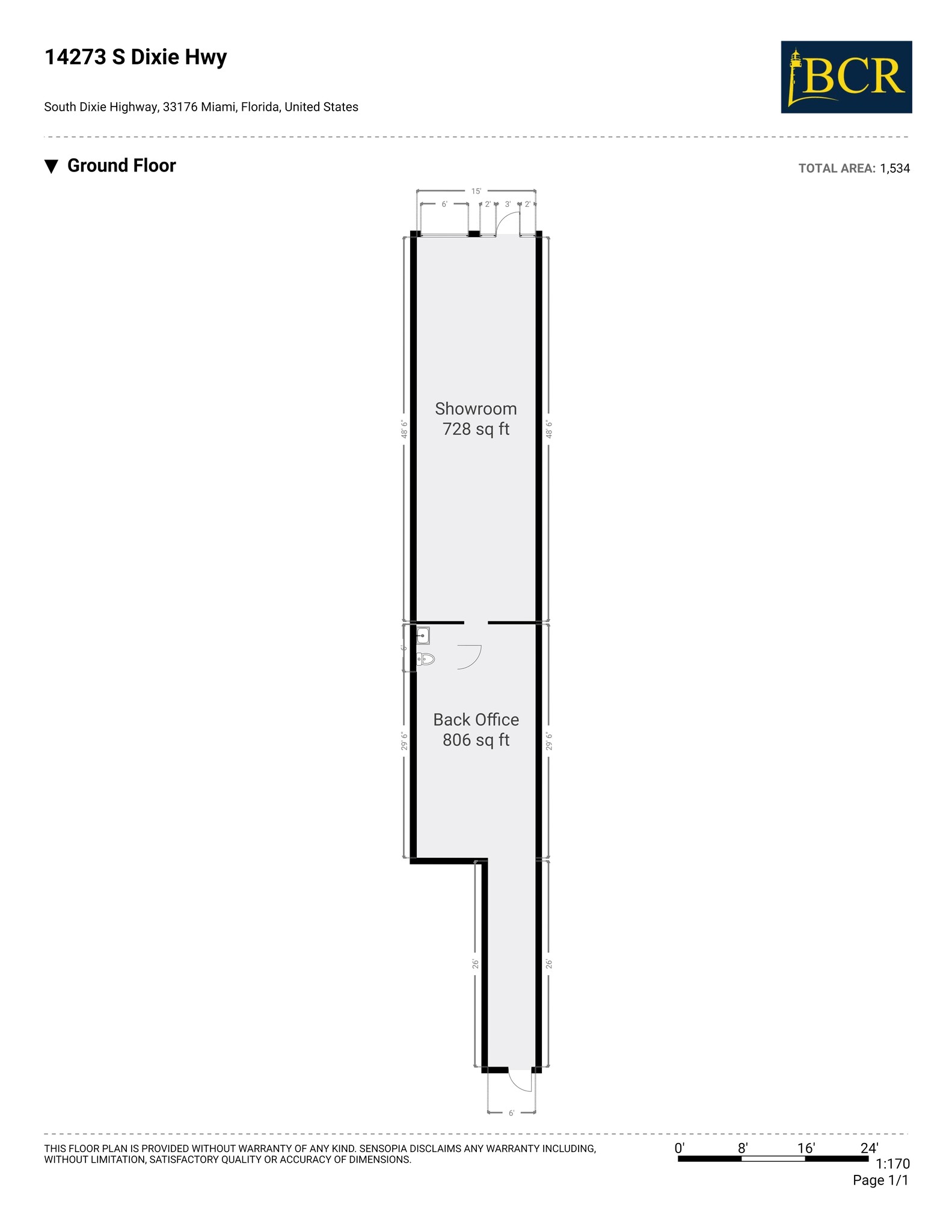 14271-14275 S Dixie Hwy, Miami, FL for lease Site Plan- Image 1 of 1