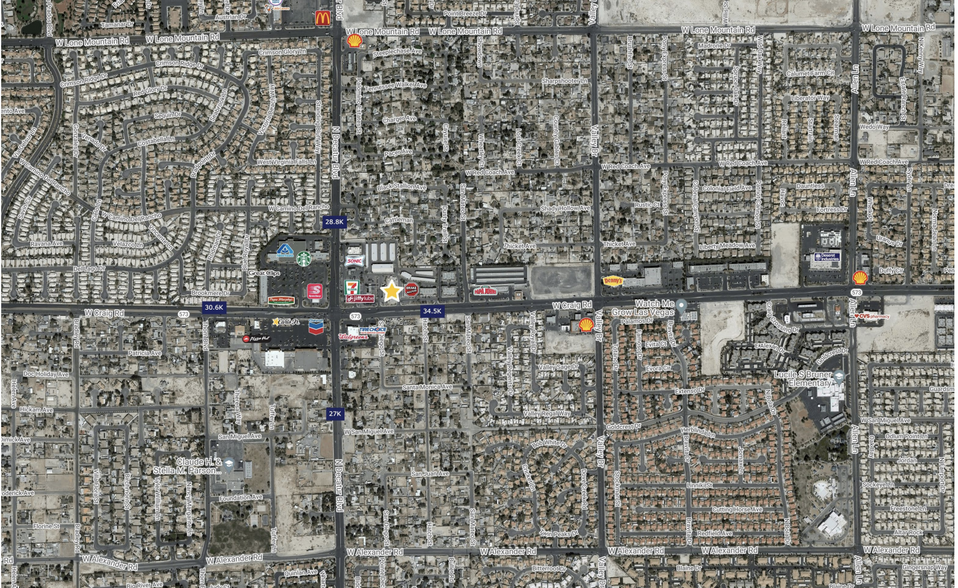 Craig and Decatur, North Las Vegas, NV for lease - Aerial - Image 1 of 3