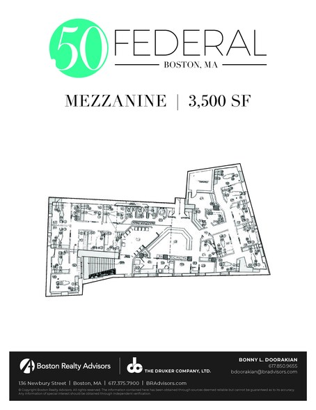 50 Federal St, Boston, MA for lease - Floor Plan - Image 2 of 11