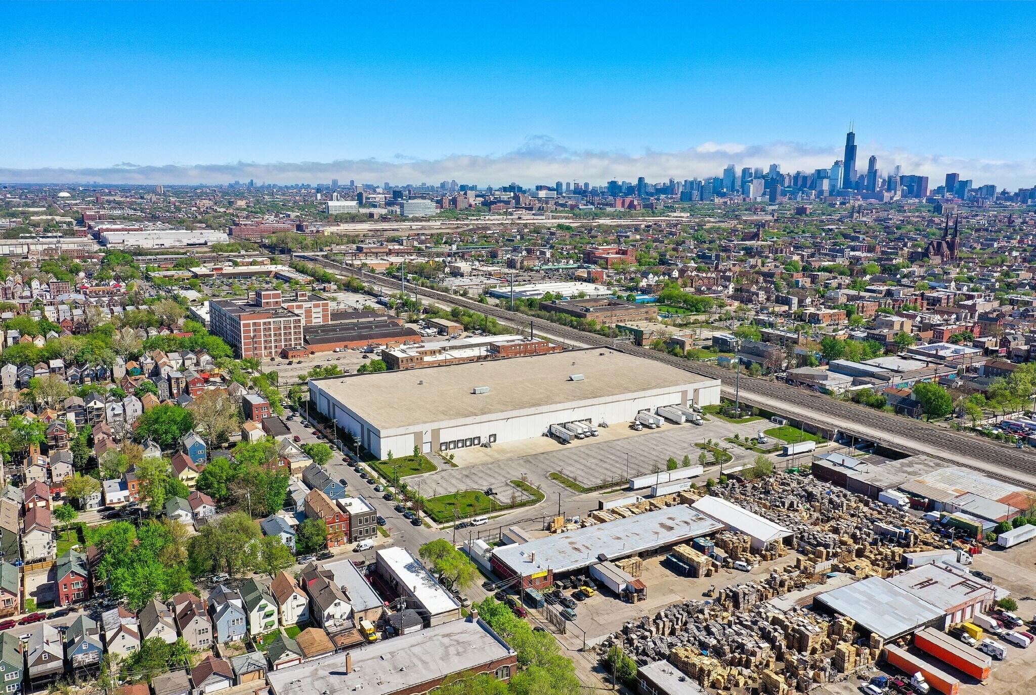 2545 W 24th St, Chicago, IL for lease Aerial- Image 1 of 2