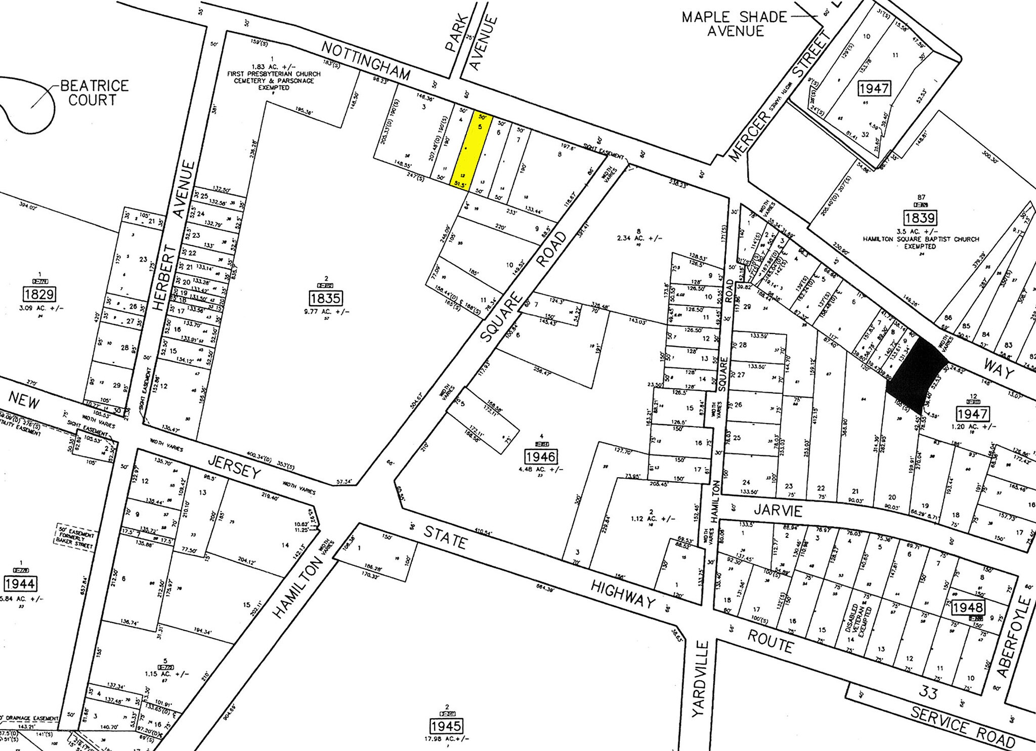 3625 Nottingham Way, Hamilton, NJ 08690 OwnerOccupied Investment