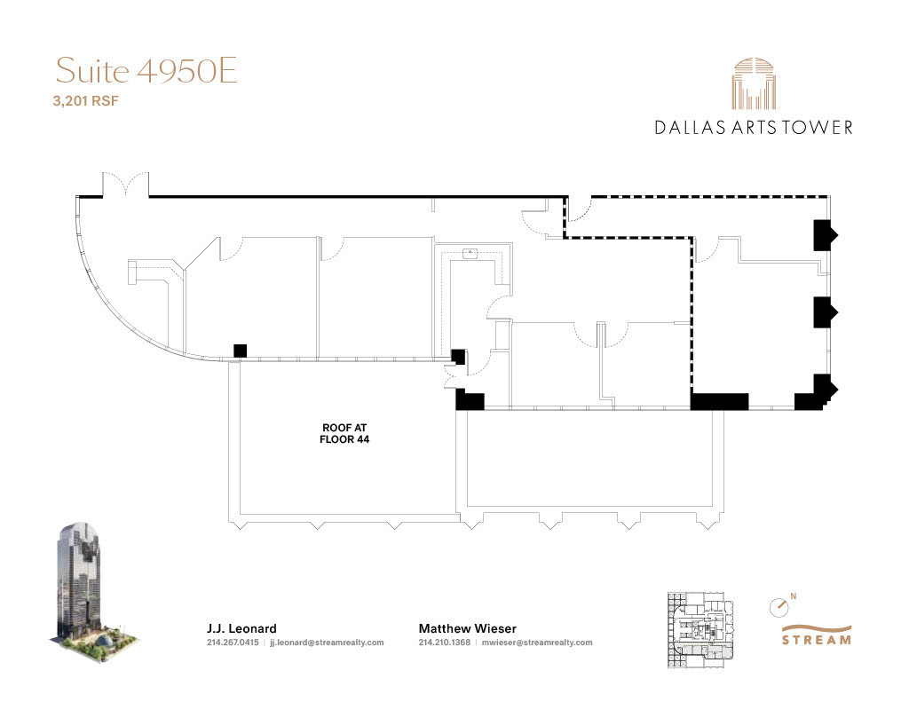 2200 Ross Ave, Dallas, TX for lease Floor Plan- Image 1 of 1