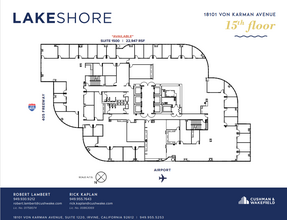 18101 Von Karman Ave, Irvine, CA for lease Floor Plan- Image 1 of 1