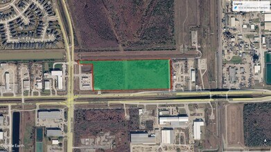 Bay Area Blvd, La Porte, TX - Aerial map view