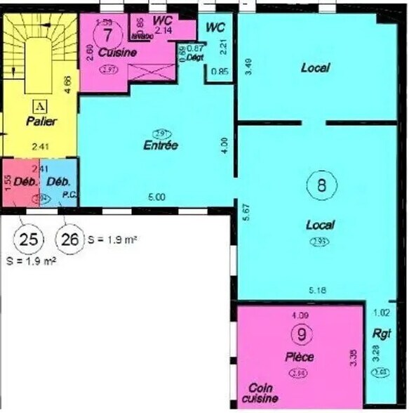 Office in Paris for lease - Floor Plan - Image 3 of 3