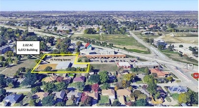 703 N Highway 78, Wylie, TX - AERIAL map view