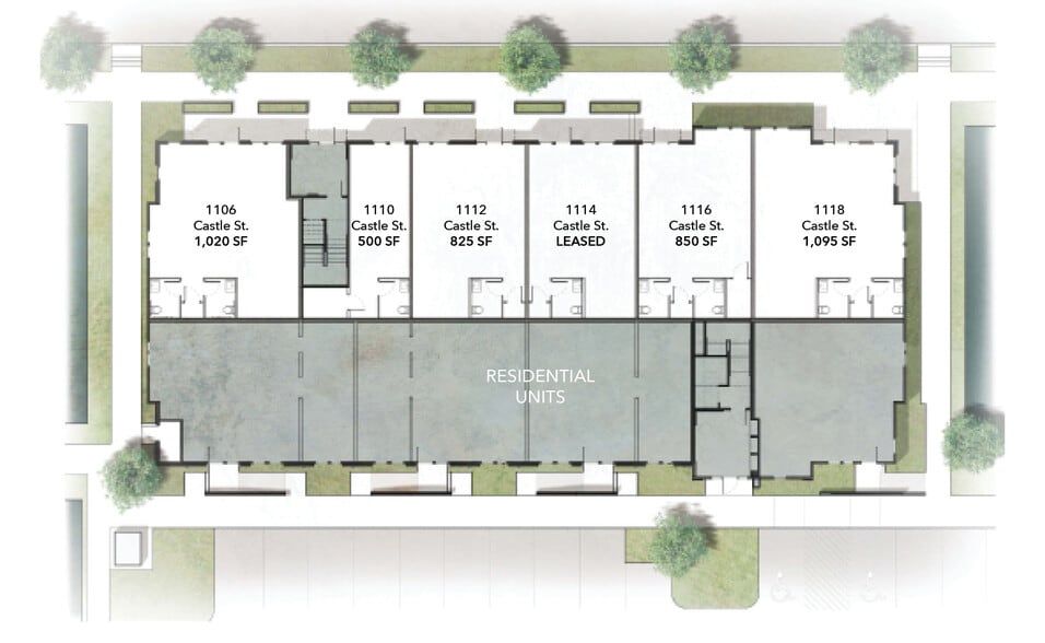 1110 Castle St, Wilmington, NC for lease - Site Plan - Image 2 of 4