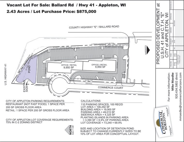 Ballard Rd, Appleton, WI for sale - Building Photo - Image 1 of 1
