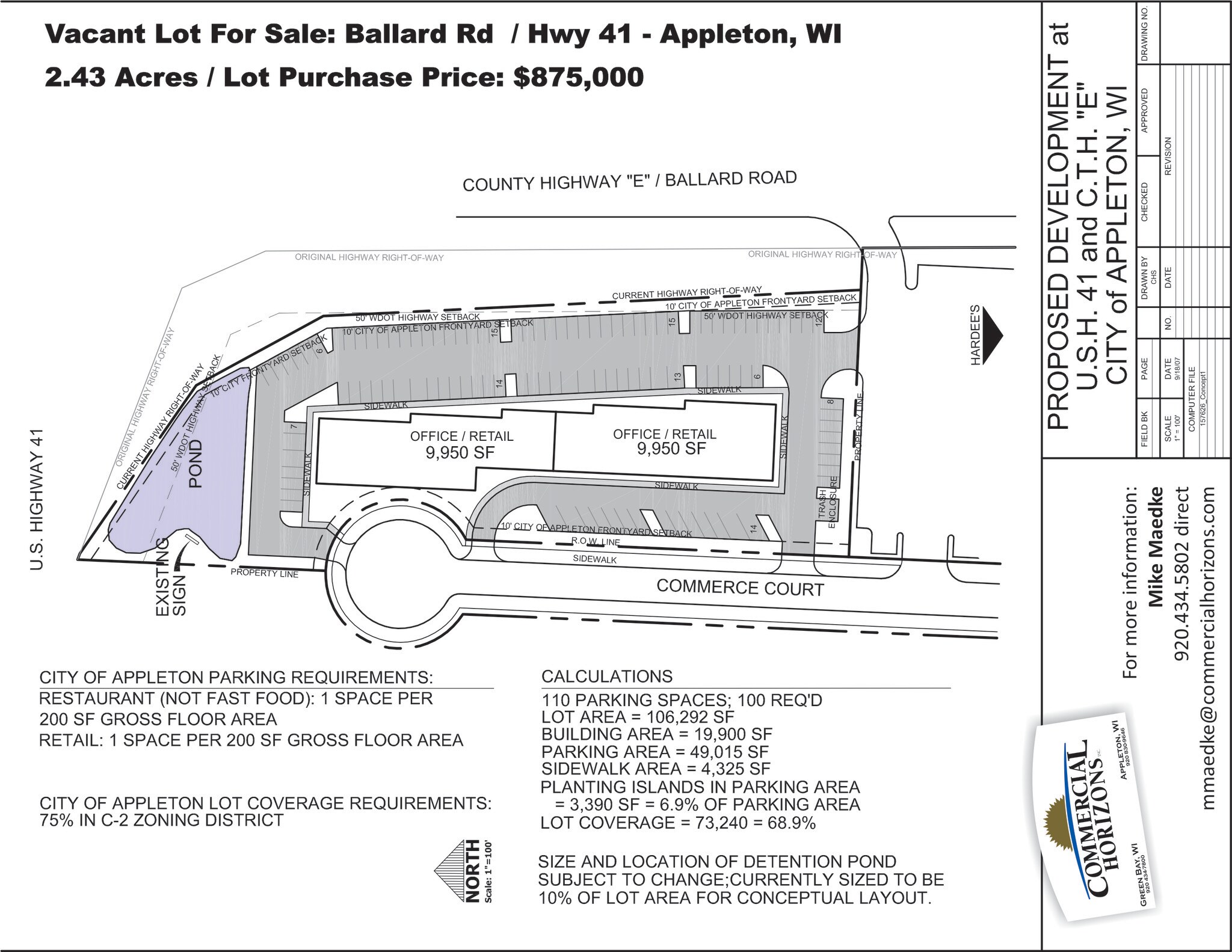 Ballard Rd, Appleton, WI for sale Building Photo- Image 1 of 1