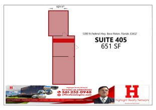 1200 N Federal Hwy, Boca Raton, FL for lease Floor Plan- Image 2 of 3