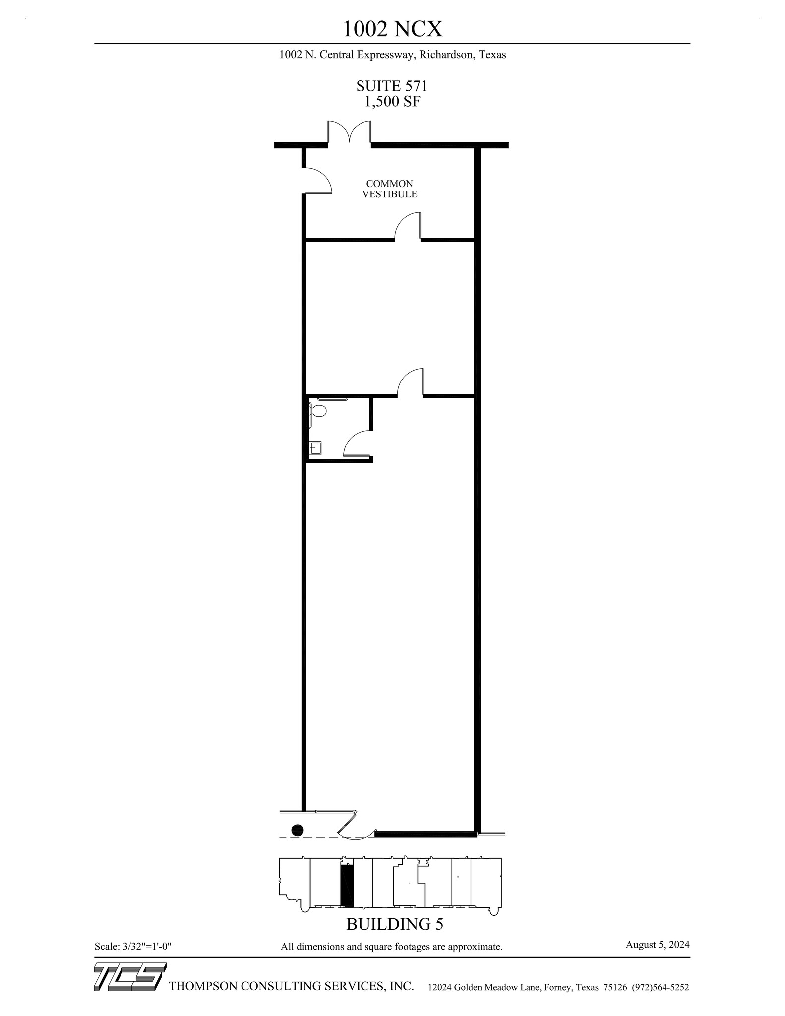 1002 N Central Expy, Richardson, TX for lease Site Plan- Image 1 of 1