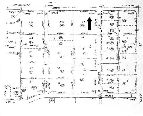 2245 W University Dr, Tempe, AZ for lease - Plat Map - Image 2 of 6