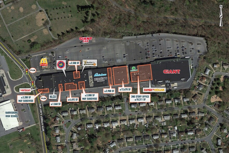 130 Kline Plz, Harrisburg, PA for lease - Aerial - Image 3 of 3