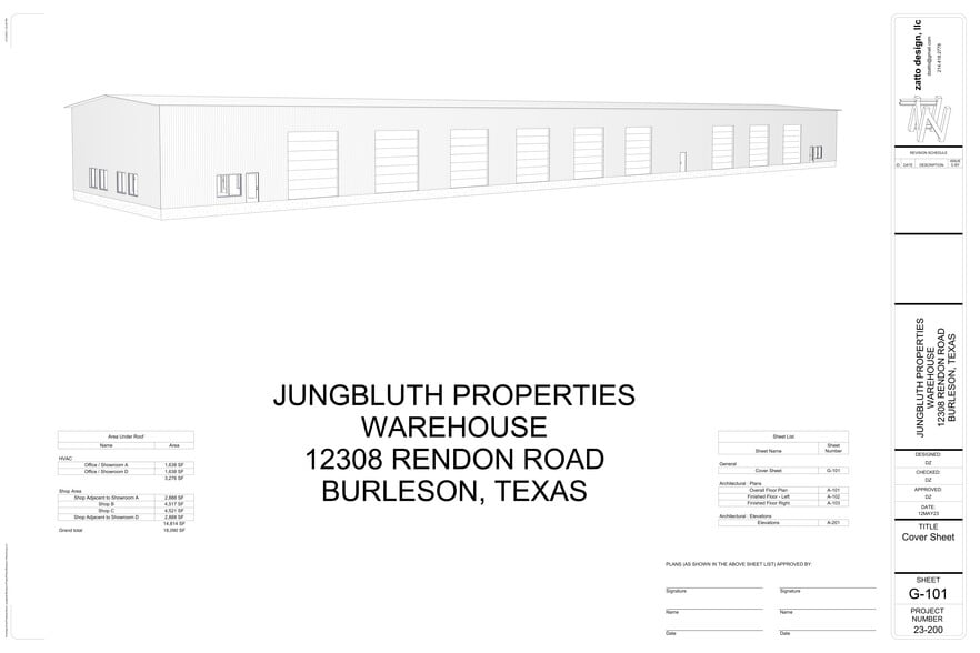 12308 Rendon Rd, Burleson, TX for lease - Site Plan - Image 3 of 36