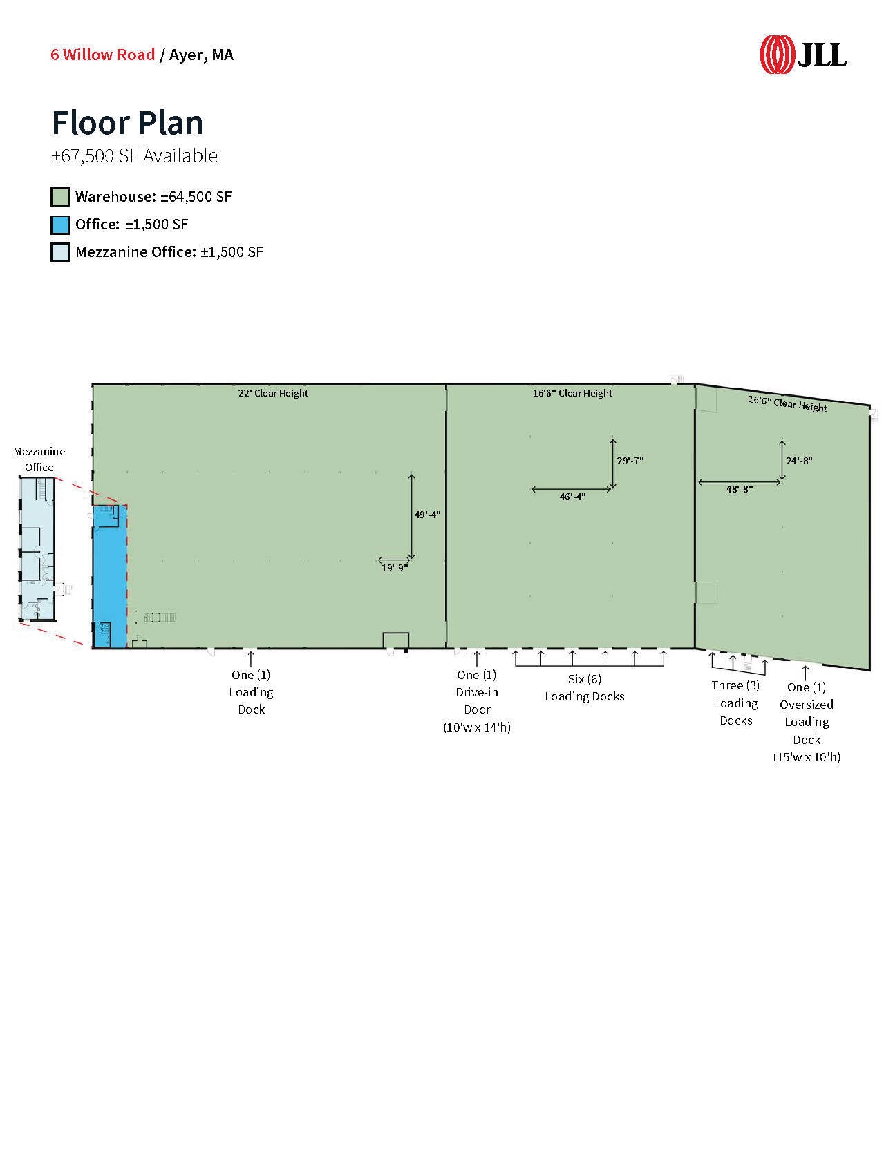 6 Willow Rd, Ayer, MA for lease Floor Plan- Image 1 of 2