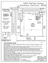 14512-14518 Garfield Ave, Paramount, CA for lease Site Plan- Image 1 of 1