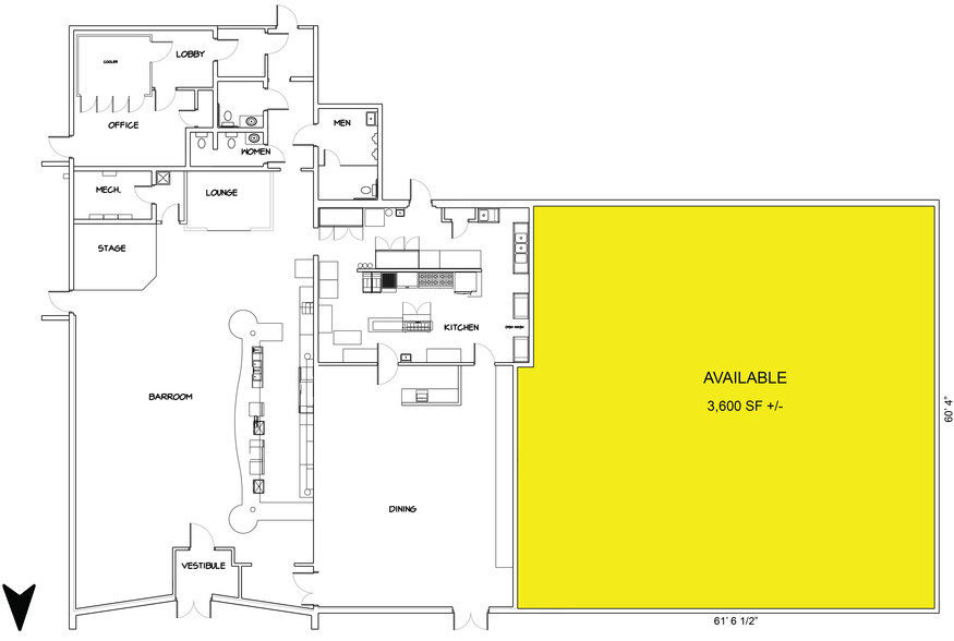 2037 Laketon Ave, Muskegon, MI for lease - Floor Plan - Image 2 of 2