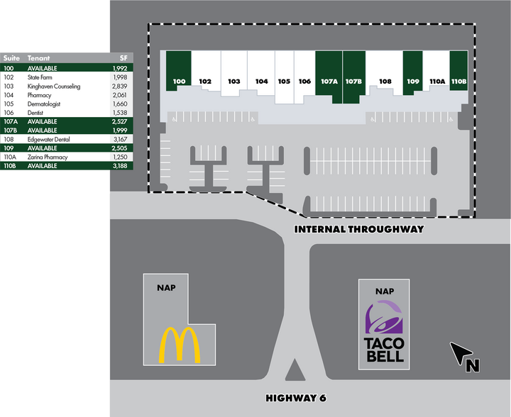 3425 Hwy 6, Sugar Land, TX for lease - Site Plan - Image 3 of 3