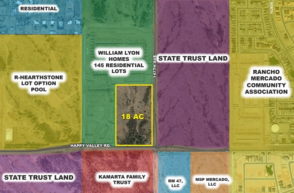 NEC Happy Valley Rd & 147th Ave, Surprise, AZ for sale Primary Photo- Image 1 of 3