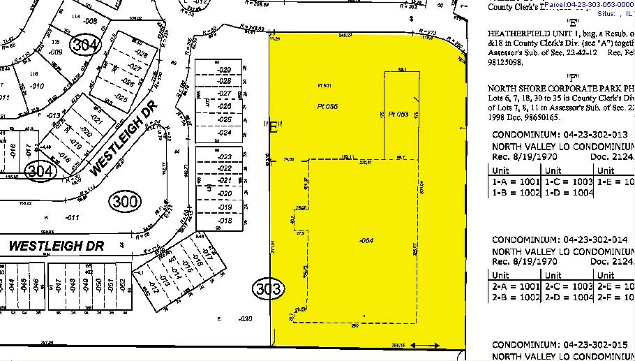 2502-2540 Waukegan Rd, Glenview, IL for sale Plat Map- Image 1 of 1