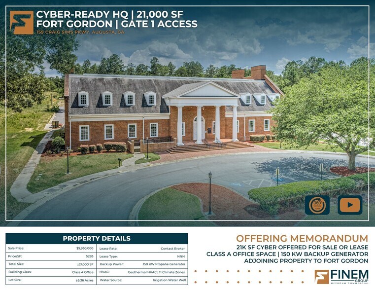 159 Craig Sims Pky, Augusta, GA for sale - Primary Photo - Image 1 of 1