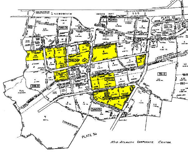 1707-1709 Imperial Way, Thorofare, NJ for lease - Plat Map - Image 2 of 9