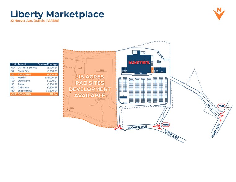 80 Hoover Ave, Du Bois, PA for sale - Site Plan - Image 2 of 2