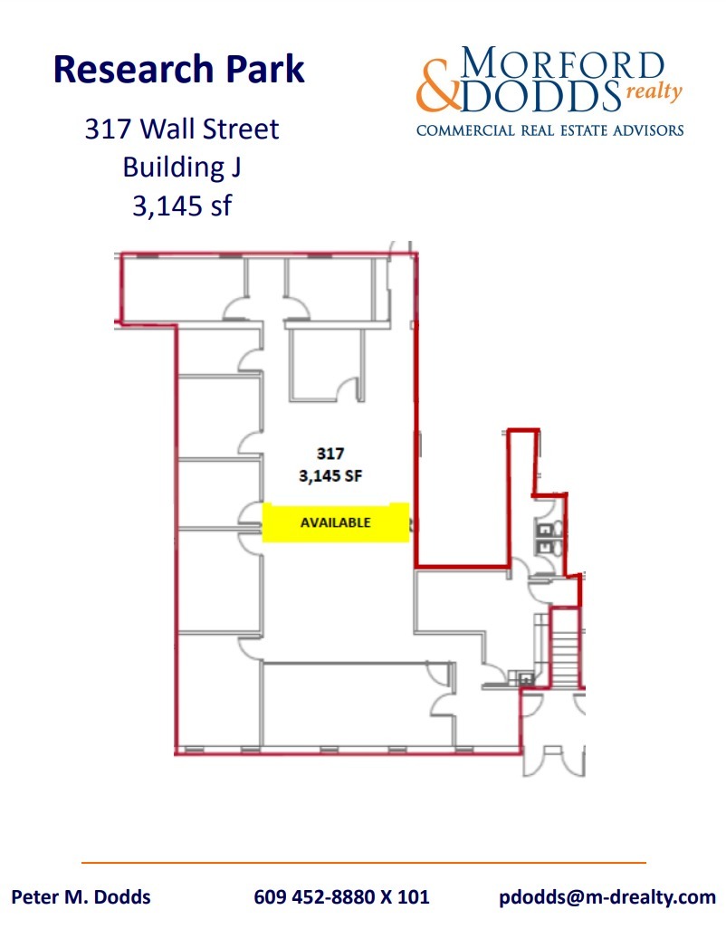 301-325 Wall St, Princeton, NJ for lease Floor Plan- Image 1 of 1