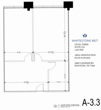 2600 S Gessner Rd, Houston, TX for lease Floor Plan- Image 1 of 1