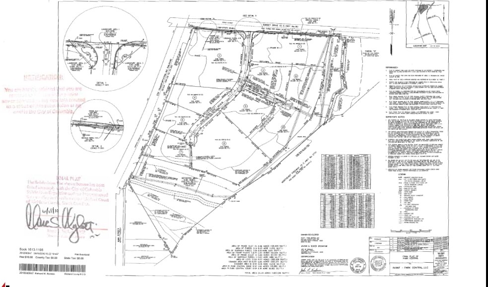 Park Central Ct, Columbia, SC for sale - Plat Map - Image 3 of 4