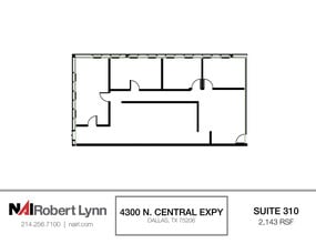 4300 N Central Expy, Dallas, TX for lease Floor Plan- Image 1 of 1