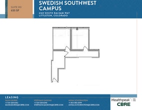 6179 S Balsam Way, Littleton, CO for lease Floor Plan- Image 1 of 2