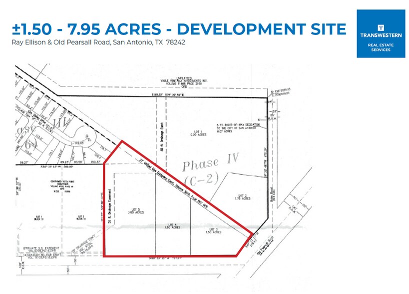 Ray Ellison Dr & Old Pearsall Rd, San Antonio, TX 78242 Old Pearsall & Ray Ellison