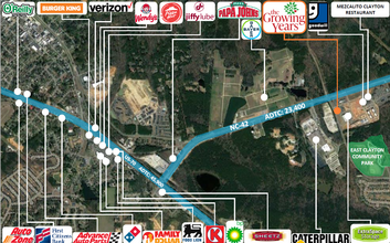 24 Briar Cliff Dr, Clayton, NC - aerial  map view