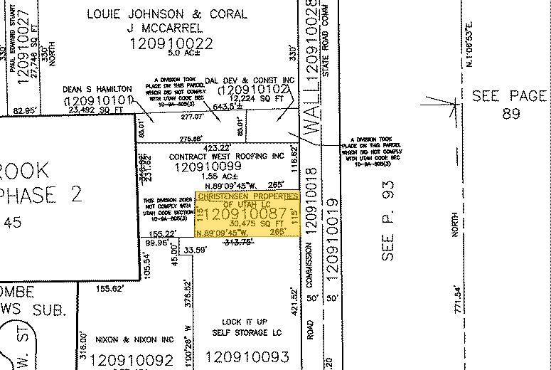 817 Wall Ave, Ogden, UT for lease - Plat Map - Image 2 of 3