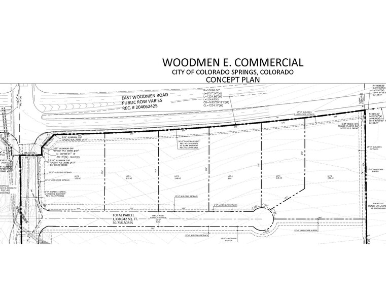 Woodmen Rd & Mohawk Rd, Colorado Springs, CO for sale - Site Plan - Image 2 of 6