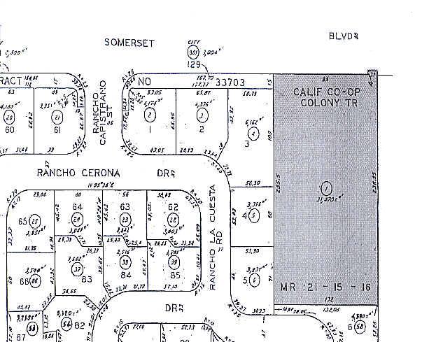 8650 Somerset Blvd, Paramount, CA for lease - Plat Map - Image 2 of 4