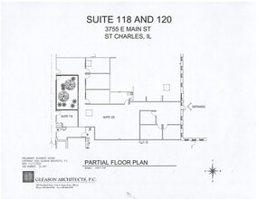 3755 E Main St, Saint Charles, IL for lease Floor Plan- Image 1 of 2
