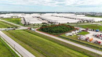 Red Bluff Rd & Bay Area Blvd, Pasadena, TX - AERIAL  map view