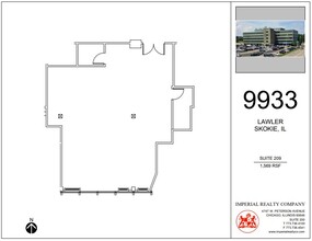 9933 Lawler Ave, Skokie, IL for lease Floor Plan- Image 2 of 3