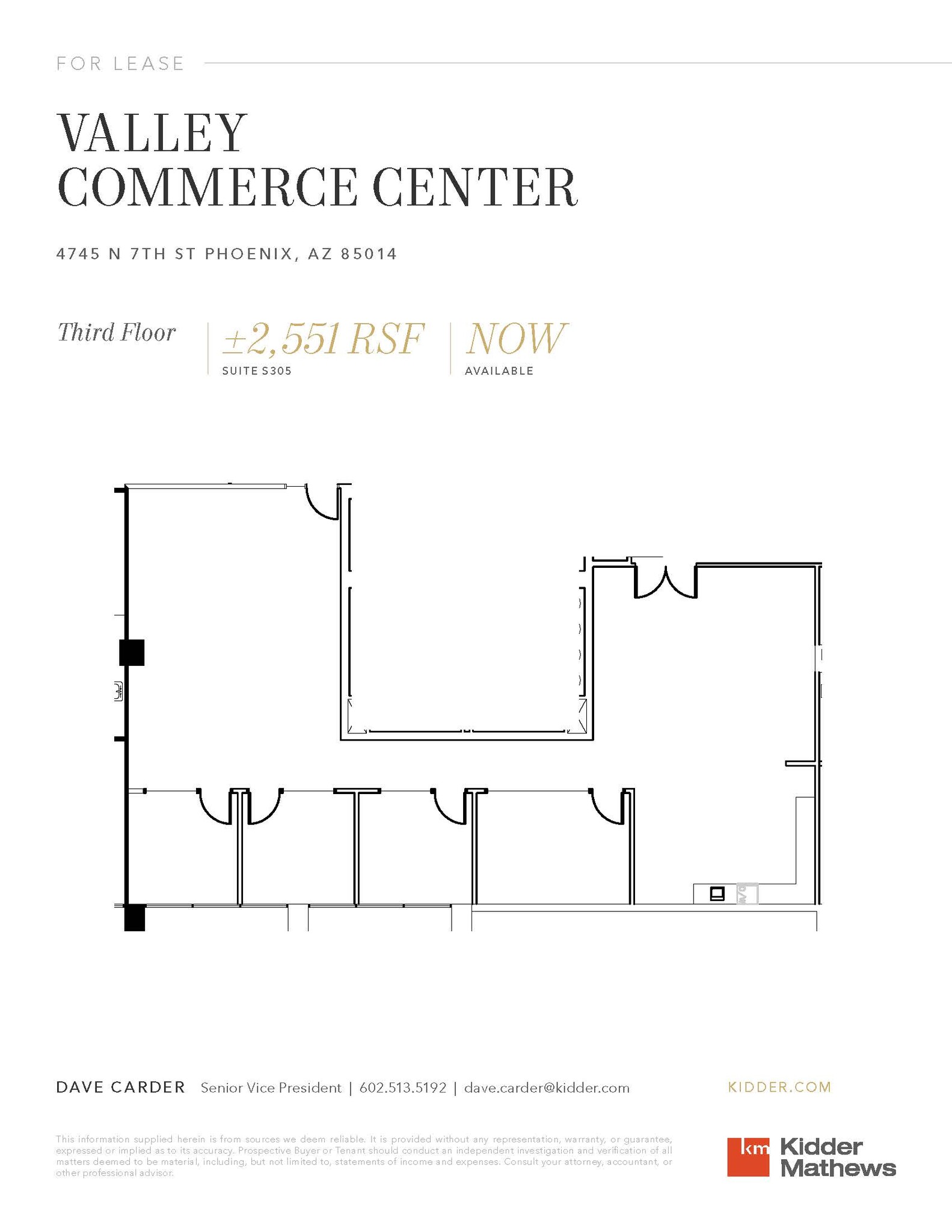 4745 N 7th St, Phoenix, AZ for lease Floor Plan- Image 1 of 5