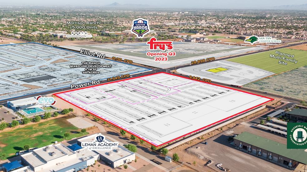 SEC Elliot & Power Rd, Mesa, AZ for lease - Building Photo - Image 2 of 6