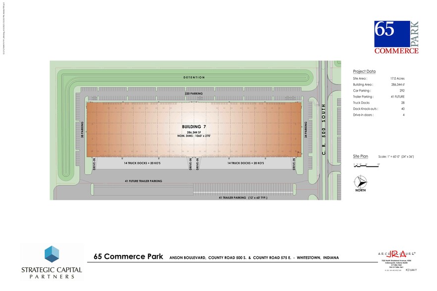 5561 E 500, Whitestown, IN for lease - Site Plan - Image 2 of 2