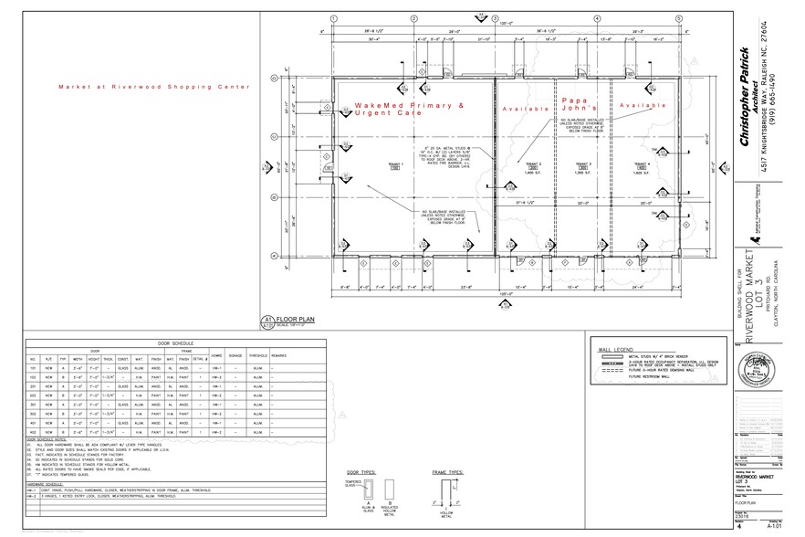 Pritchard Rd, Clayton, NC for lease - Floor Plan - Image 2 of 4