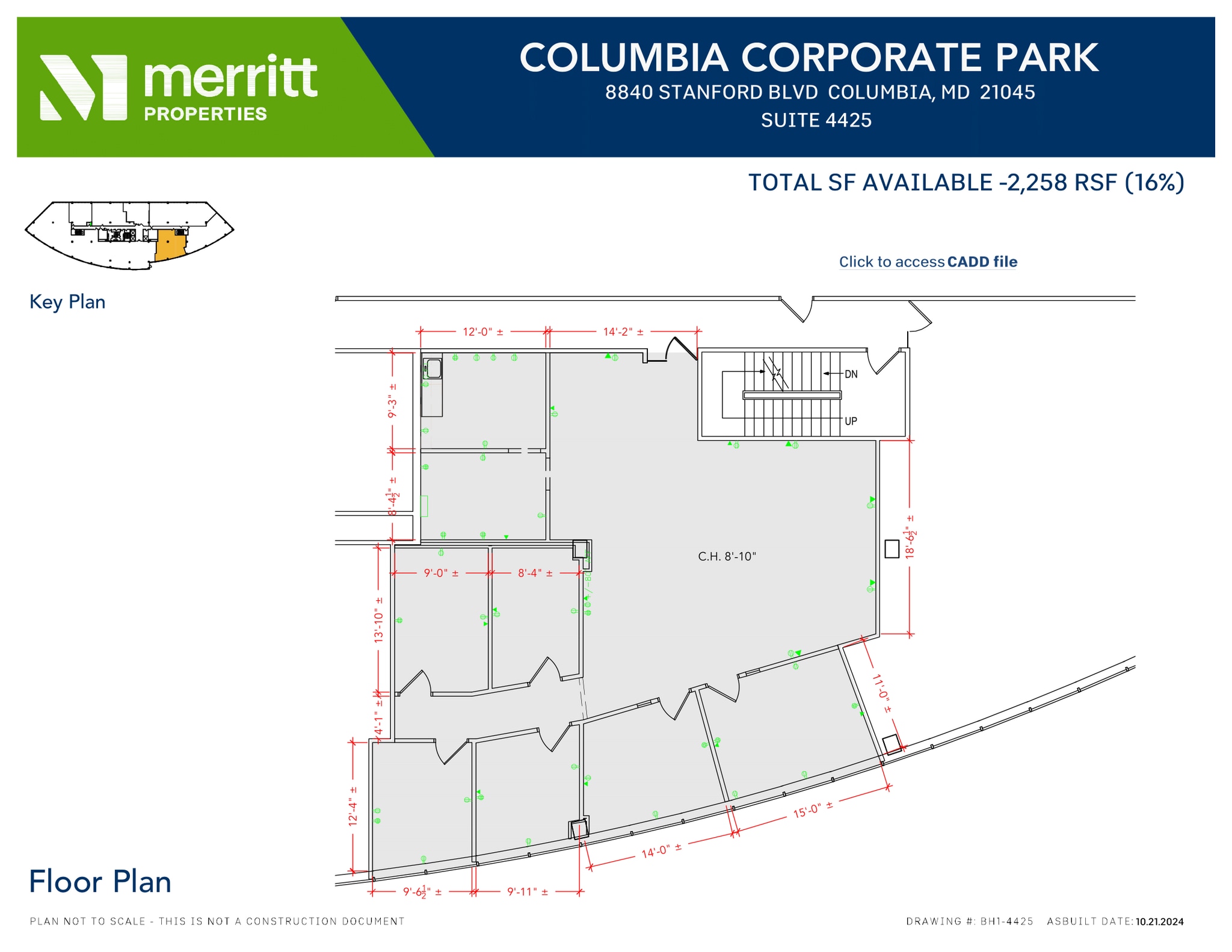 8830 Stanford Blvd, Columbia, MD for lease Floor Plan- Image 1 of 1