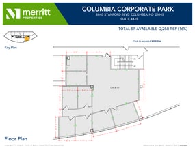 8830 Stanford Blvd, Columbia, MD for lease Floor Plan- Image 1 of 1