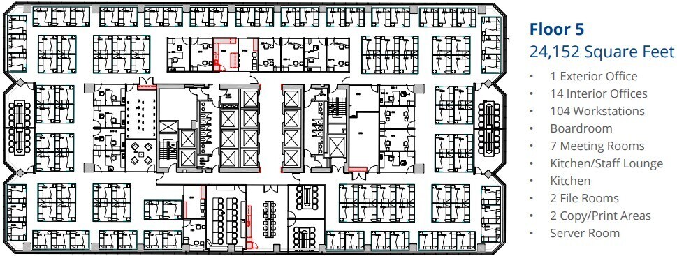 237 4th Ave SW, Calgary, AB for lease Floor Plan- Image 1 of 1