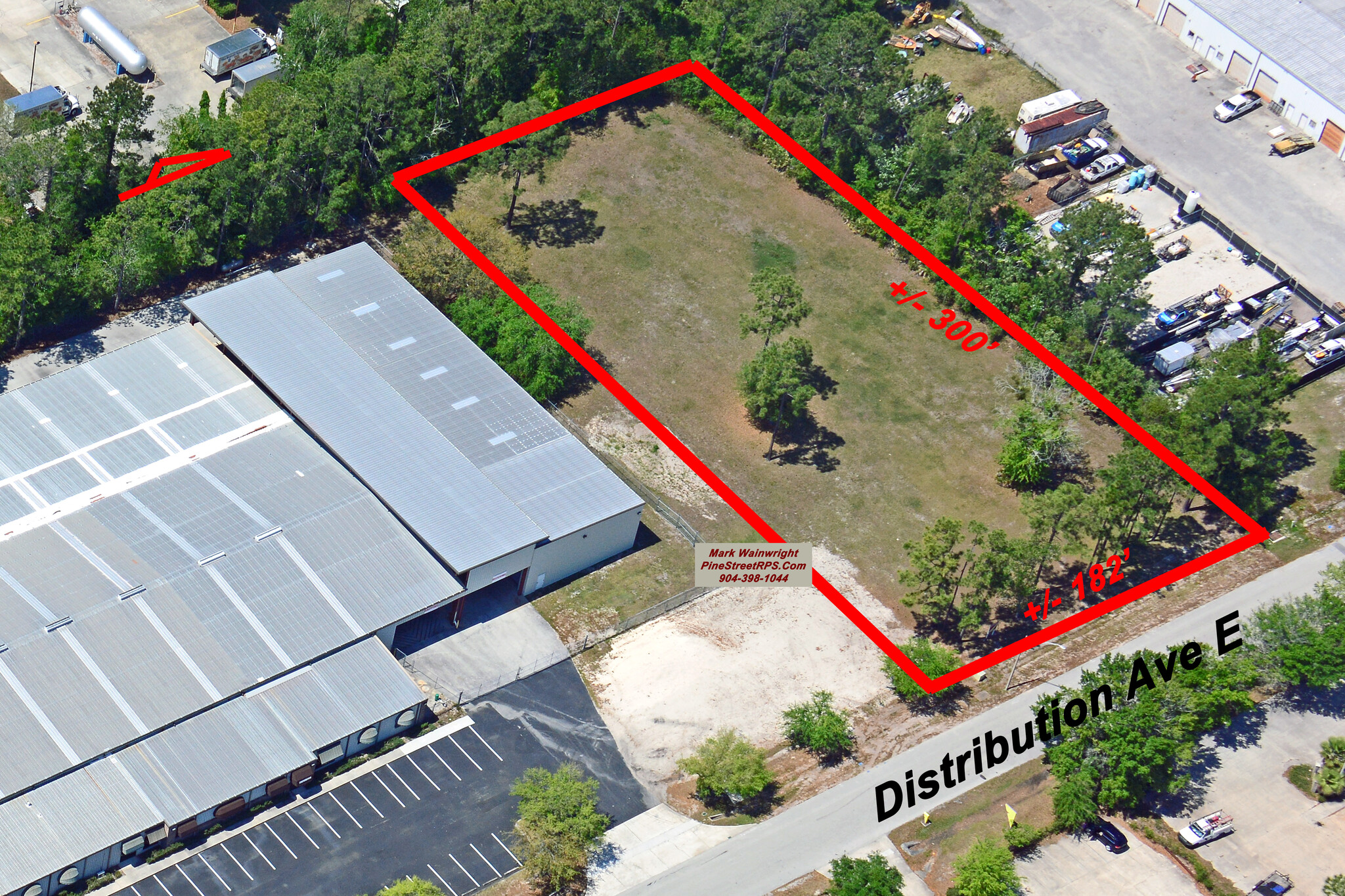 Distribution Ave, Jacksonville, FL for sale Aerial- Image 1 of 1