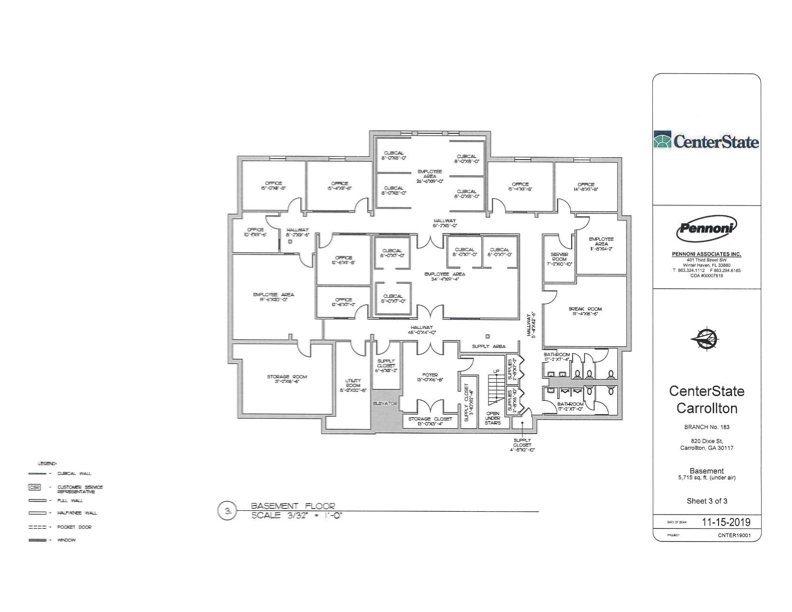 820 Dixie St, Carrollton, GA for lease Typical Floor Plan- Image 1 of 64